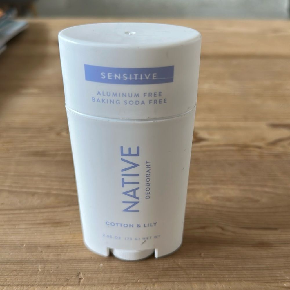 Native Deodorant Cotton & Lily Scent NEW never used 2.65 OZ
